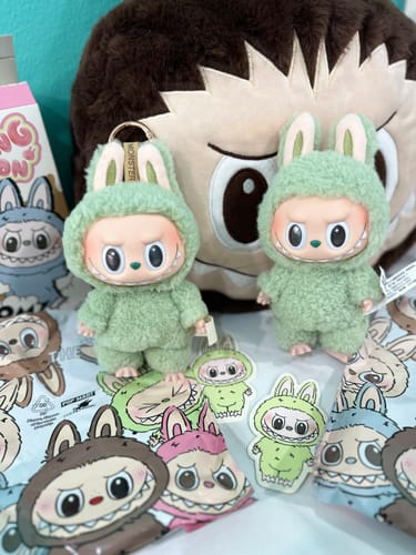 Customer photo review of POP MART The Monsters Exciting Macaron Series Plush Pendant Blind Box