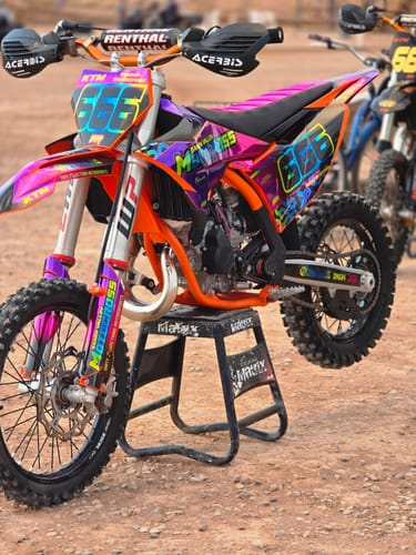 Customer photo review of Custom Seat Cover: 2025 85 SX