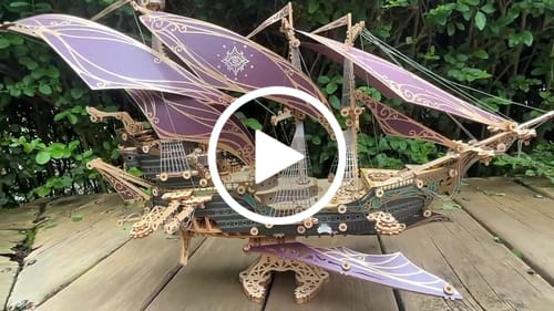 Customer video review of Future Pirate Ship 3D Wooden Puzzle