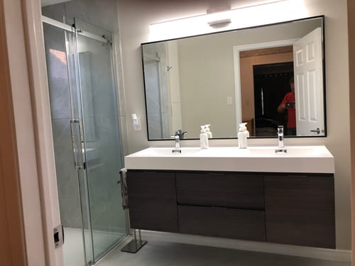 Customer photo review of Tofino -VS16398CR Single Hole Bathroom Sink Faucet