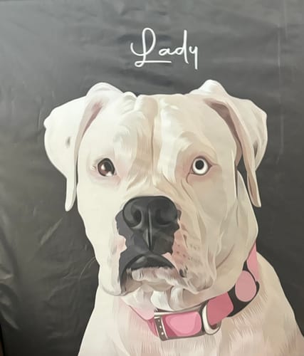 Customer photo review of Pet Art Canvas Wrap
