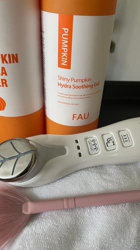 Customer photo review of Fau Pumpkin Hydra Soothing Gel