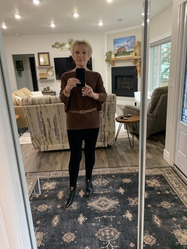 Customer photo review of C'est Moi Bamboo 2-in-1 Skirt Legging