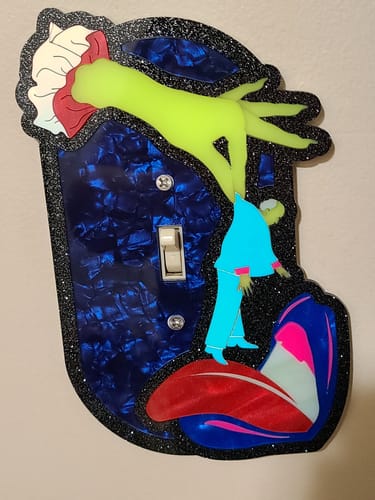 Customer photo review of Maneater Light Switch Cover