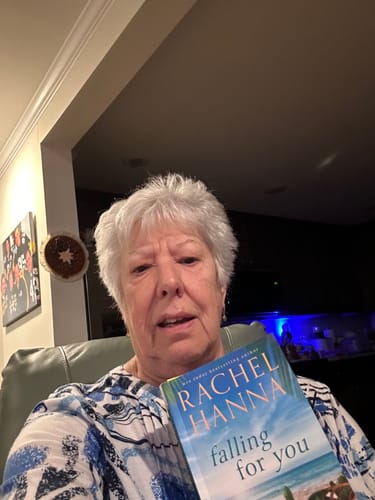 Customer photo review of DEFECTIVE Signed FALLING FOR YOU Paperback