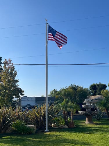 Customer photo review of Ultra Heavy Duty American Flag - 2-ply Polyester - Made In USA