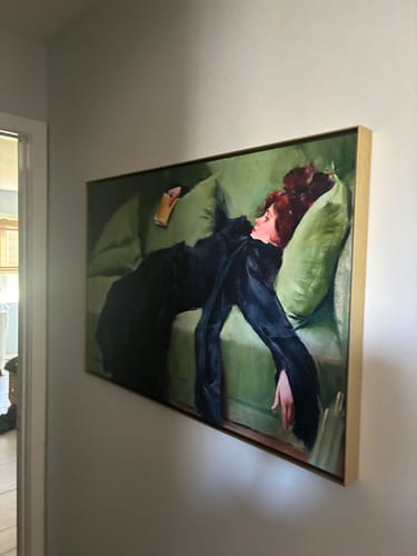 Customer photo review of Decadent Young Woman. After the Dance (1899) by Ramon Casas