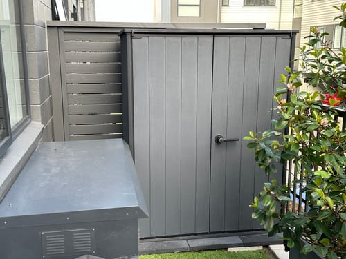Customer photo review of High Store Plus Shed