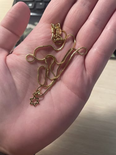 Customer photo review of Star of David Necklace