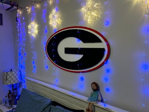 Customer photo review of Georgia Bulldogs "G" 3D Vintage Metal Wall Art