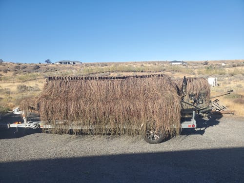 Customer photo review of Hunting Blind Raffia Grass (Pack)