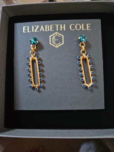 Customer photo review of Naomi Earrings