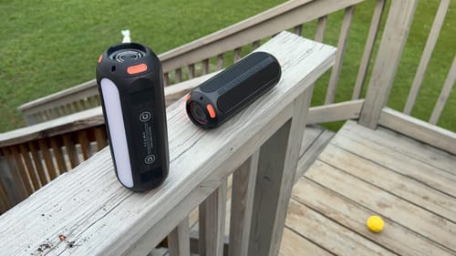 Customer photo review of LYT-PRO Dual Solar Bluetooth Speaker / Magnetic + LED