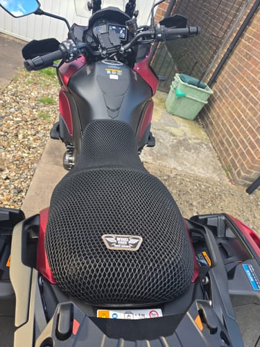 Customer photo review of Wind Rider Seat Cover