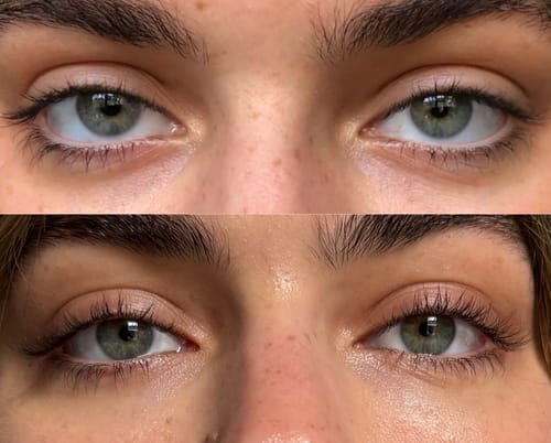 Customer photo review of LASH SERUM