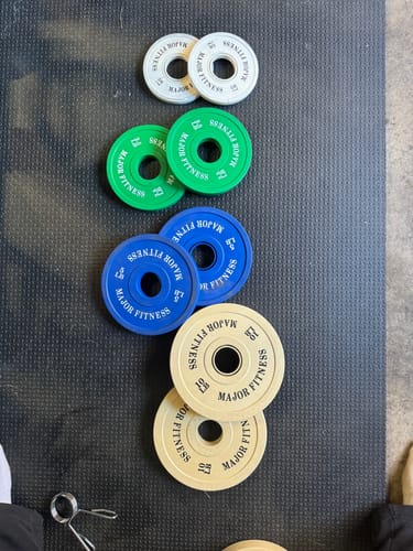 Customer photo review of Major Fitness Change Plates 1.25LB-10LB Set