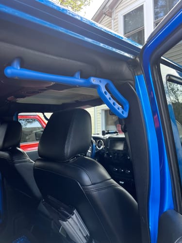 Customer photo review of JK & JKU Rear Loop Grab Handles