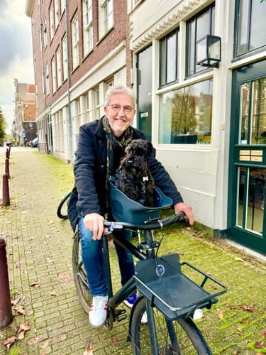 Customer photo review of Kvisp Dog Bike Carrier