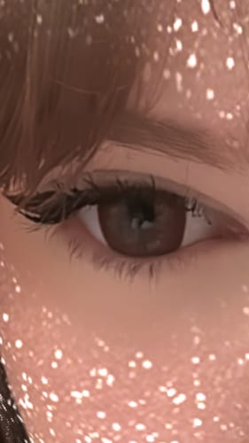 Customer photo review of Midnight Doll Contact Lenses