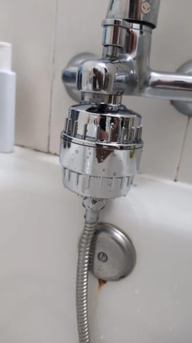 Customer photo review of Tubo™ Shower filter