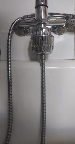 Customer photo review of Tubo™ Shower filter