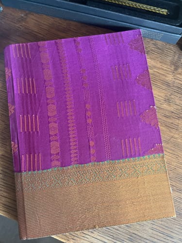 Customer photo review of WATERCOLOR SKETCHBOOKS - BANARASI BROCADE SILK COLLECTION