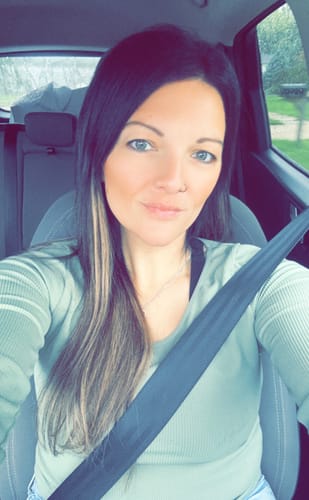 Customer photo review of 7pcs Clip in Human Hair Extensions Balayage Black to Brown with Blonde #1B/4/27 |Youngsee