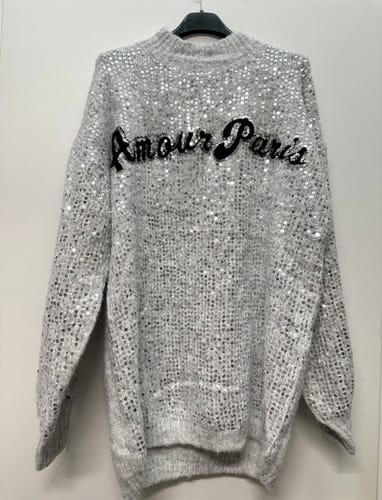 Customer photo review of Abito Top Amour con paillettes