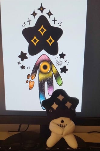 Customer photo review of Adopt a Star Baby Plush Blind Box