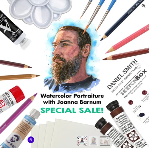 Customer photo review of Special Edition Watercolor Portraiture