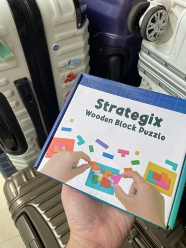 Customer photo review of Strategix Wooden Block Puzzle