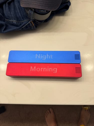 Customer photo review of Weekly AM-PM Vitamin Case 2.0