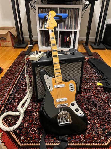 Customer photo review of Deep Gold - Jaguar Pickguard - Acrylic