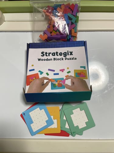 Customer photo review of Strategix Wooden Block Puzzle