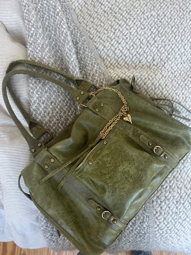 Customer photo review of It girl bag army green
