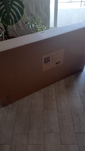 Customer photo review of Escritorio Home Office Orion Eléctrico Natural