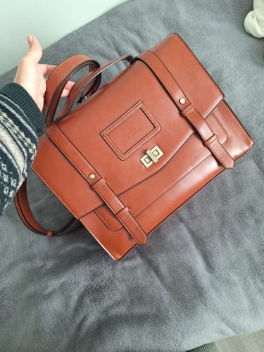 Customer photo review of Women's PU Stylish Cambridge Backpack