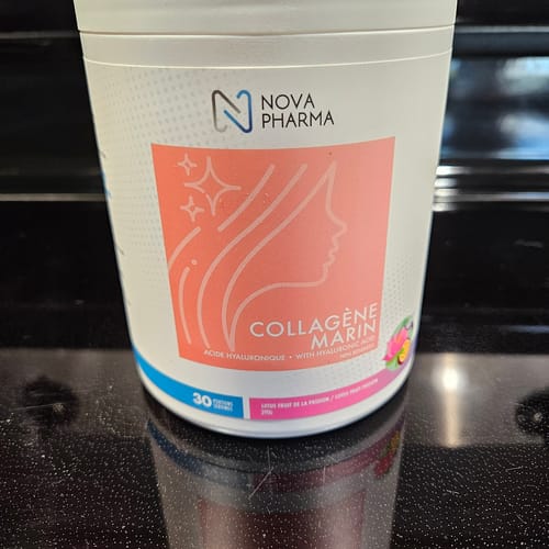Customer photo review of Nova Pharma - Collagène Marin + Acide Hyaluronique 390g