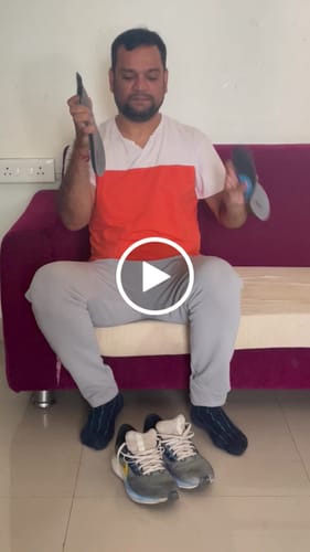 Customer video review of Frido Dual Gel Insoles