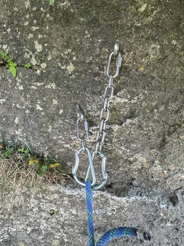 Customer photo review of 1/4" Stainless Steel Chain 26 kN (Sold by the 22cm length / 7 links)