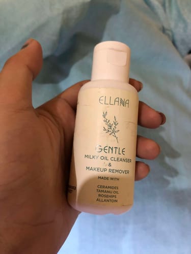 Customer photo review of Gentle Milky Oil Cleanser & Makeup Remover