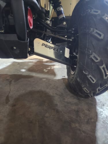 Customer photo review of Aluminum A-arm Guards for Yamaha Kodiak 450 (2018+)