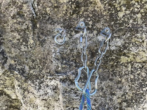 Customer photo review of Steel Carabiner with Captive Pin