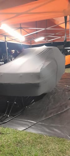 Customer photo review of Racing Canopy Pit Light Set - 10,000 Lumens