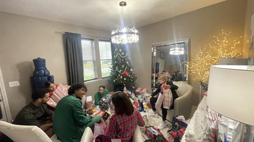 Customer photo review of WOMO Gold Crystal Round Chandelier-WM2339a