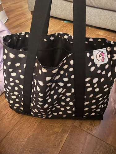 Customer photo review of Dalmatian Tote Bag