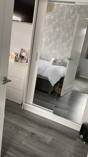 Customer photo review of Maja Sliding Door Wardrobe 130cm