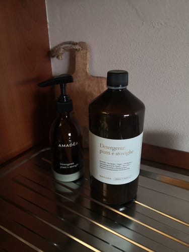 Customer photo review of Kit Detergente piatti e stoviglie 300ml + 1 Litro
