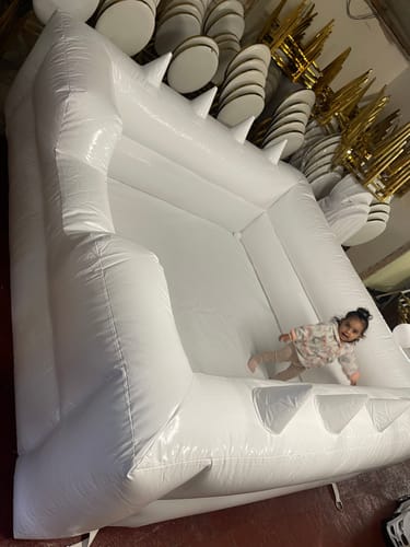 Customer photo review of Double Inflatable Ball Pool