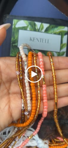 Customer video review of *New In* Moonlight Luxury Waist Beads by KENTELL